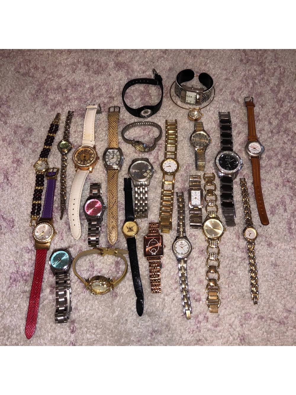 RESELLER WHOLESALE BULK 23 WATCH LOT WITTNAUER CHRONOS CARRIAGE GOLD VINTAGE ET